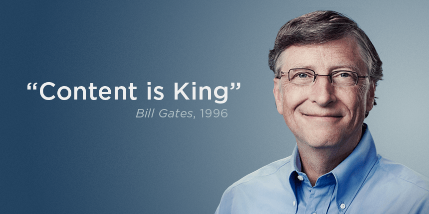 content is king