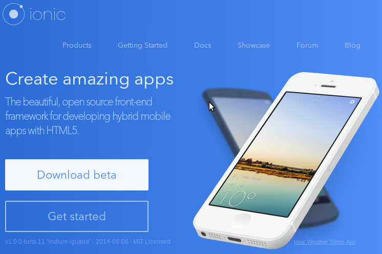 most promising HTML 5 app development frameworks