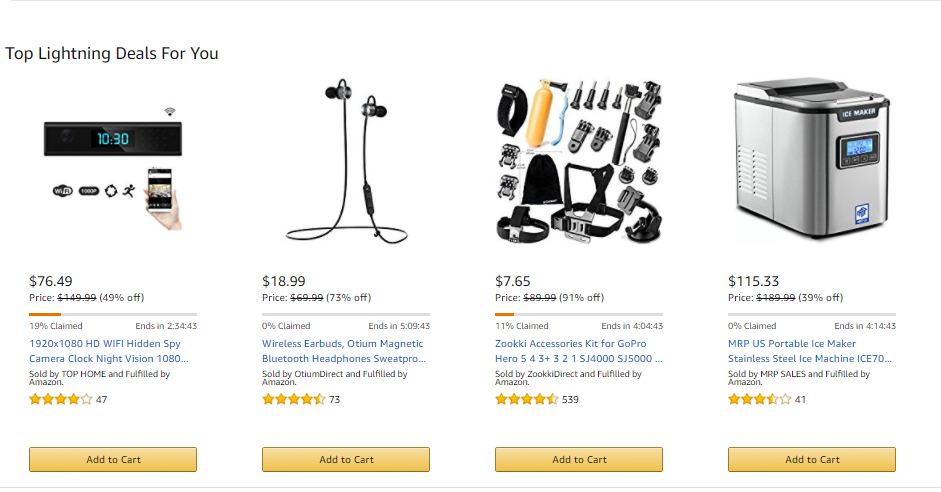 best deals for you