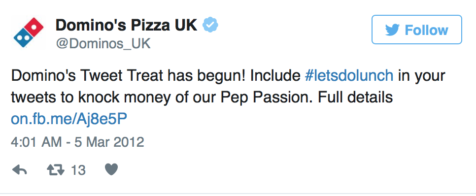 domino pizza campaign