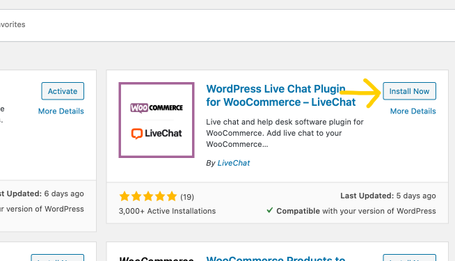 LiveChat WooCommerce Plugin 